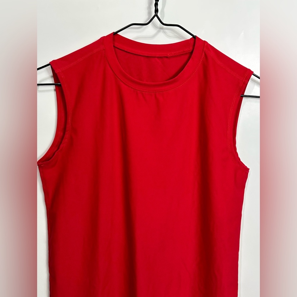 DEVOPS Kid's Tank top sleeveless  Very Red   Size 10-12 M